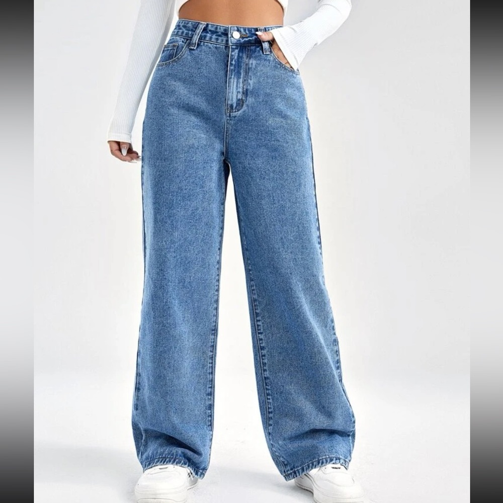 High Waist Boyfriend Jeans